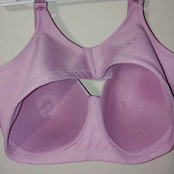 Vanity Fair Full Figure Beauty Back Smoother Wireless Bra Size 42DD Lavender - Picture 5 of 6